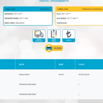 PTT Kargo Bitlis Şehri Şubesi