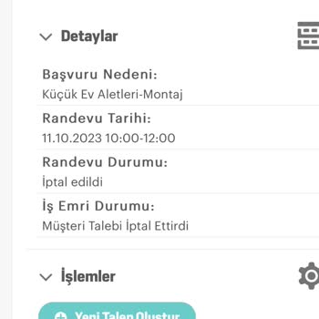 Grundig Robot Süpürge ve Arçelik Servisinin Kuruluma Gelmemesi
