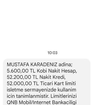 Onb QNB Finansbank İstenmeyen Mesajlar