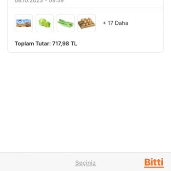 Migros Sanal Market Bilgi Vermeden Siparişimi İptal Etti