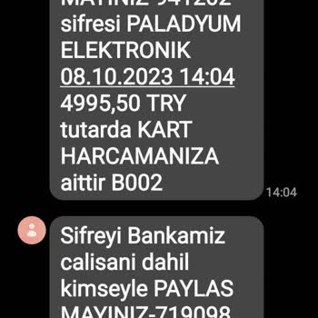 A101 Paladyum Elek Elektronik Para İadesi
