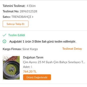 Trendyol Faturasız Ürün Satışı
