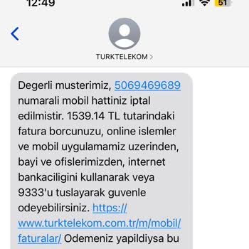 Türk Telekom Pişmanlık Cayma Bedeli