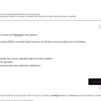 Zet.com Site Kapalı. Mağaza Bedeli Aldılar. İade Etmelerini İstiyorum