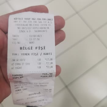 Köfteci Yusuf Antalya Ozdilek Kipa Şubesi Eleman Yok
