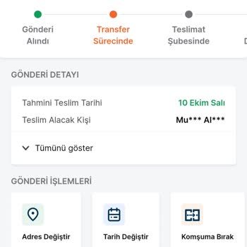 Trendyol Express Kargomun Gecikmesi İle İlgili Şikayetim