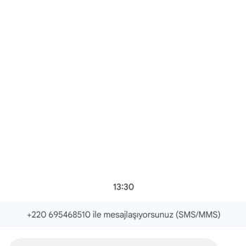Kargo +220'li Numaradan Gelen Mesaj