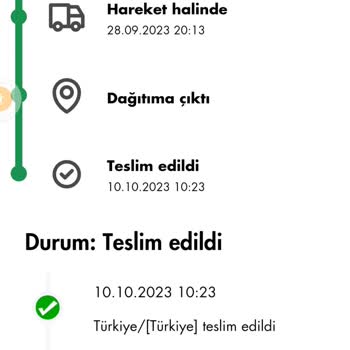 4px Kargo Teslim Edildi Gözüküyor Ama Edilmedi