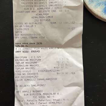 BİM Kredi Kartından 2 Kez Çekip Yapıldı