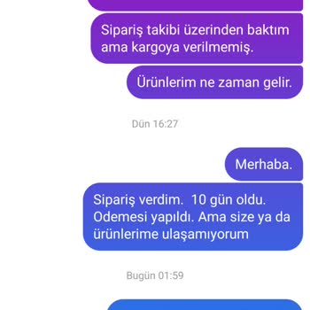 Nare Butik İn Ürünlerimi Göndermemesi