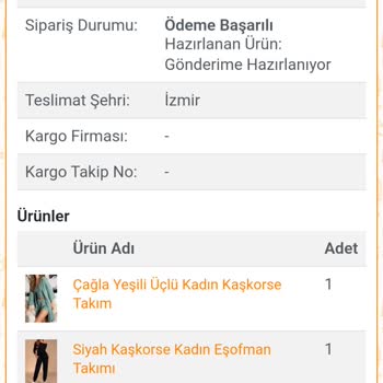 Nare Butik İn Ürünlerimi Göndermemesi