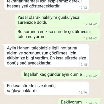 A101 Para İadesini Yapmıyor