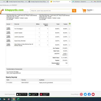 Kitapyurdu'nun Teslim Edilmeyen Siparişler İle İlgili