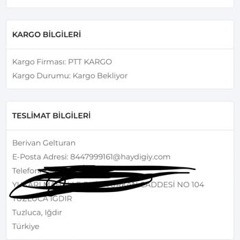 Haydigiy.com Kargoya Verilmeyen Ürünler