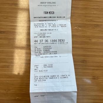 SuperStep Mağazasında Nike Marka Ayakkabının Değişim Sorunu