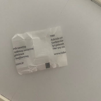 Falım Sakızın Falsız Olması
