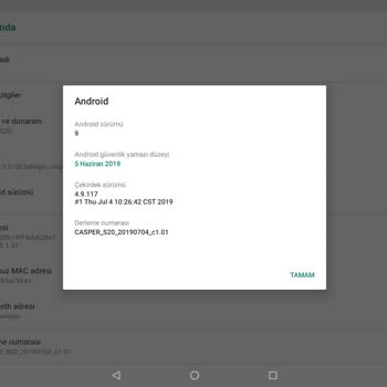 Casper Via Casper S20 Güncelleme