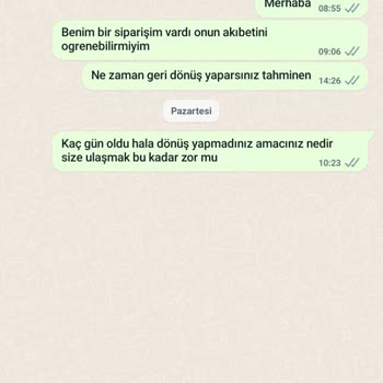 Pratico Mobilya Ürün Teslimatı Geri Donusun Olmaması