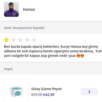 Getir İn Sorumsuzluğu Ve Yaşattığı Mağduriyet.