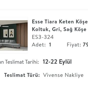 Vivense Teslim Edilmeyen Ürün