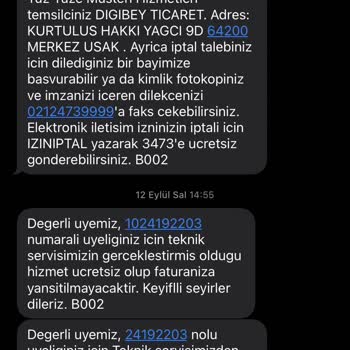 Digiturk Ücret İadesi Yapılmıyor