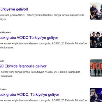 AC/DC Konseri Biletix -Paraf Şoku!