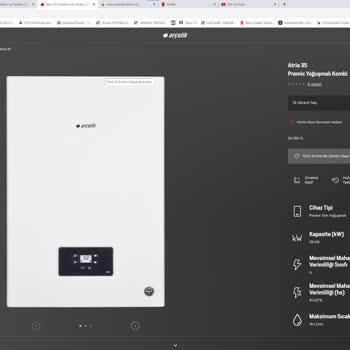 Arçelik İnternet Sitesi Kombi Alışverişi Hüsranı!