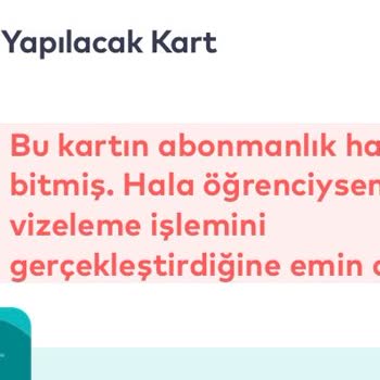 İstanbul Kart Vizeleme İşlemi