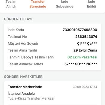 Trendyol İadesinin Satıcıya Ulaşmaması