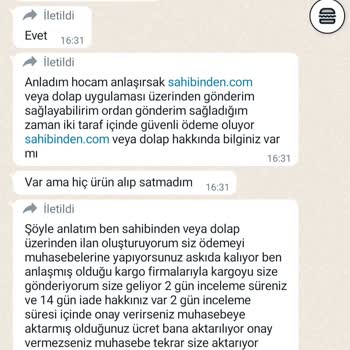 Sahibinden.com Uygulaması Linki İle Mağdur Edildim.