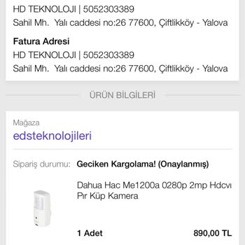 N11 Ücreti Ödenmiş Gönderilmeyen Ürün