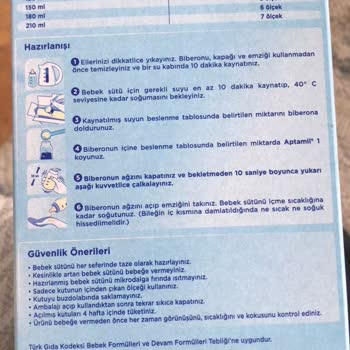 Milupa Aptamil Bebek Mamasından Kurtçuk Çıktı