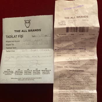 The All Brands Değişim Kabul Edilmemesi