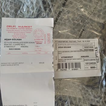 Delfi Market Lojistik Pazarlama Eksik Ürün Gönderilmesi