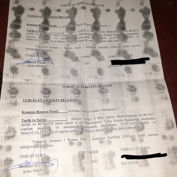 Sürücü Kursu Ve İl Milli Eğitim Müdürlüğü Ehliyet İptali Sorunu