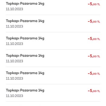 Pazarama 5 TL Ürün Aldım Göndermiyorlar