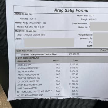 Honda Orijinal Aksesuar Almakla Hatamı Yaptım?