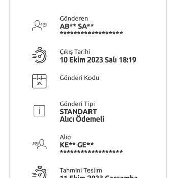 Kargo İstek Dışı İade