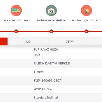 Kargomsende Kargo Teslim Edildi Gözüküyor