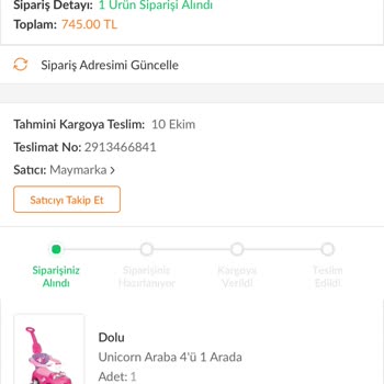 Trendyol'da Yaşadığım Sorun