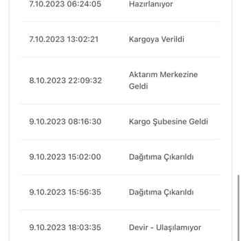 Bir Günde Kargo Kargo Teslimat Sorunu