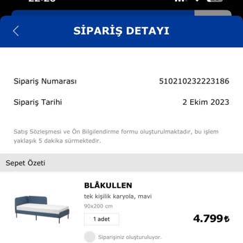 IKEA'dan Aldığım Karyolayı Kargo Şirketi Getirmiyor.