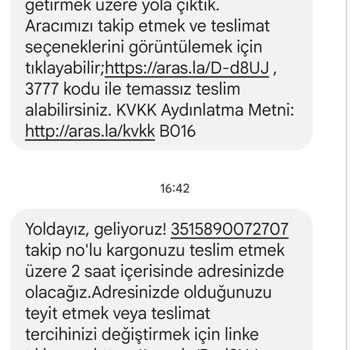 Aras Kargo Aras Firmasi Hakkımı Helal Etmiyorum Size