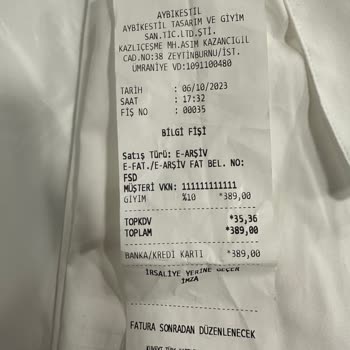 Aybikestil (aybikestil.com) 7gün İçinde İade Olmasına Rağmen İademin Yapılmaması