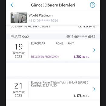 Europcar Avrupa Yasal Olmayan Çekim Yapmakta