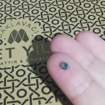 Baklavacı Mehmet Yıldırım Baklavanın İçinden Taş Çıktı