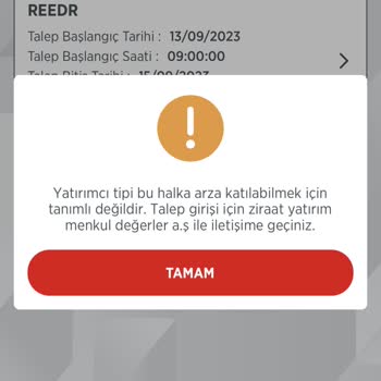 Ziraat Yatırım Halka Arz Alımı Yapamıyorum.