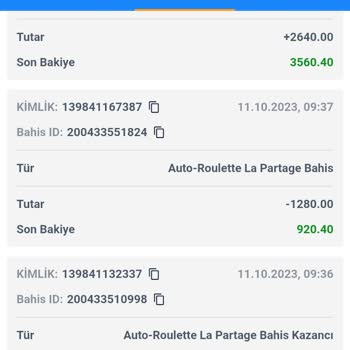 İkimisli Bakiyemi Sıfır Ettiler