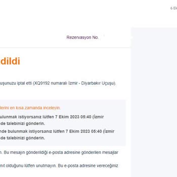 Sunexpress İptal Olan Uçak