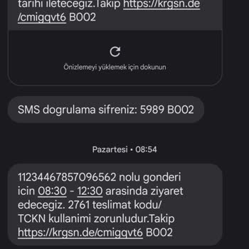Teslim Edilmeyen Kargo ( Kargomsende)